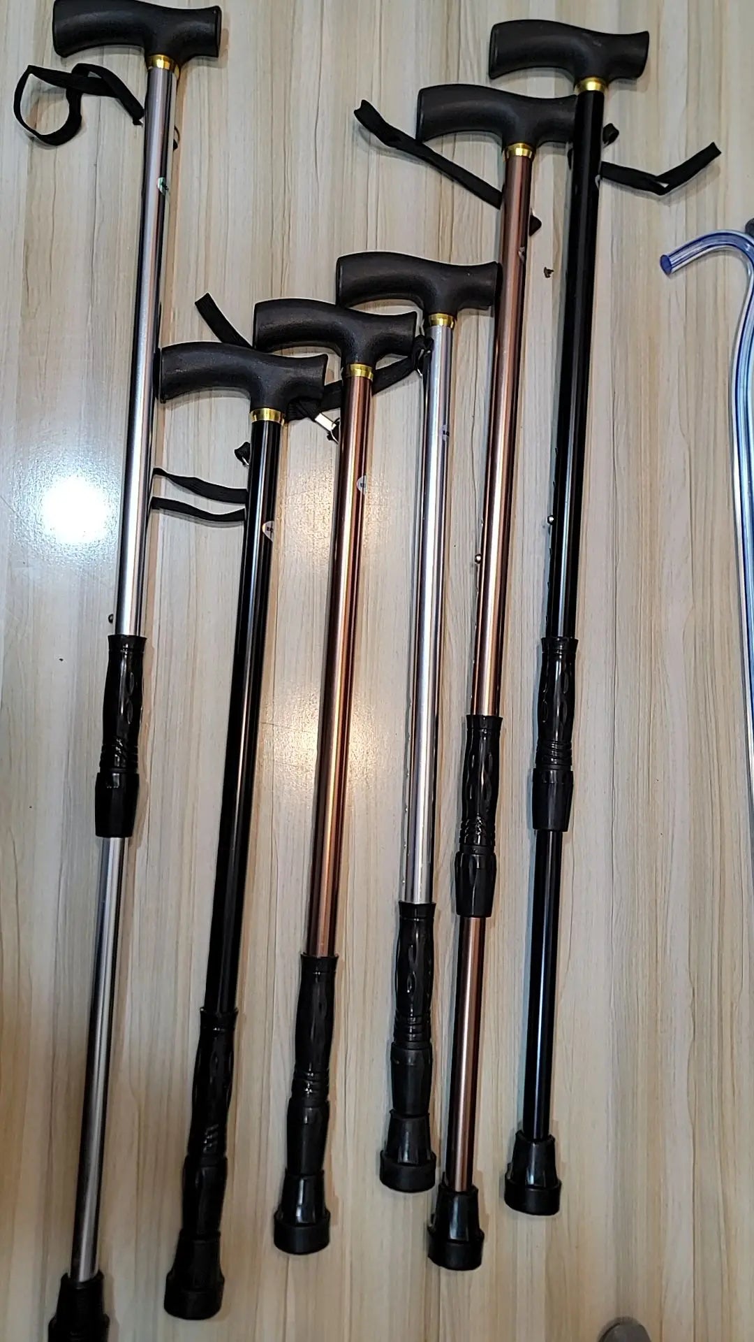 Adjustable Walking Stick for Hiking & Elderly Support – Lalaimport.pk