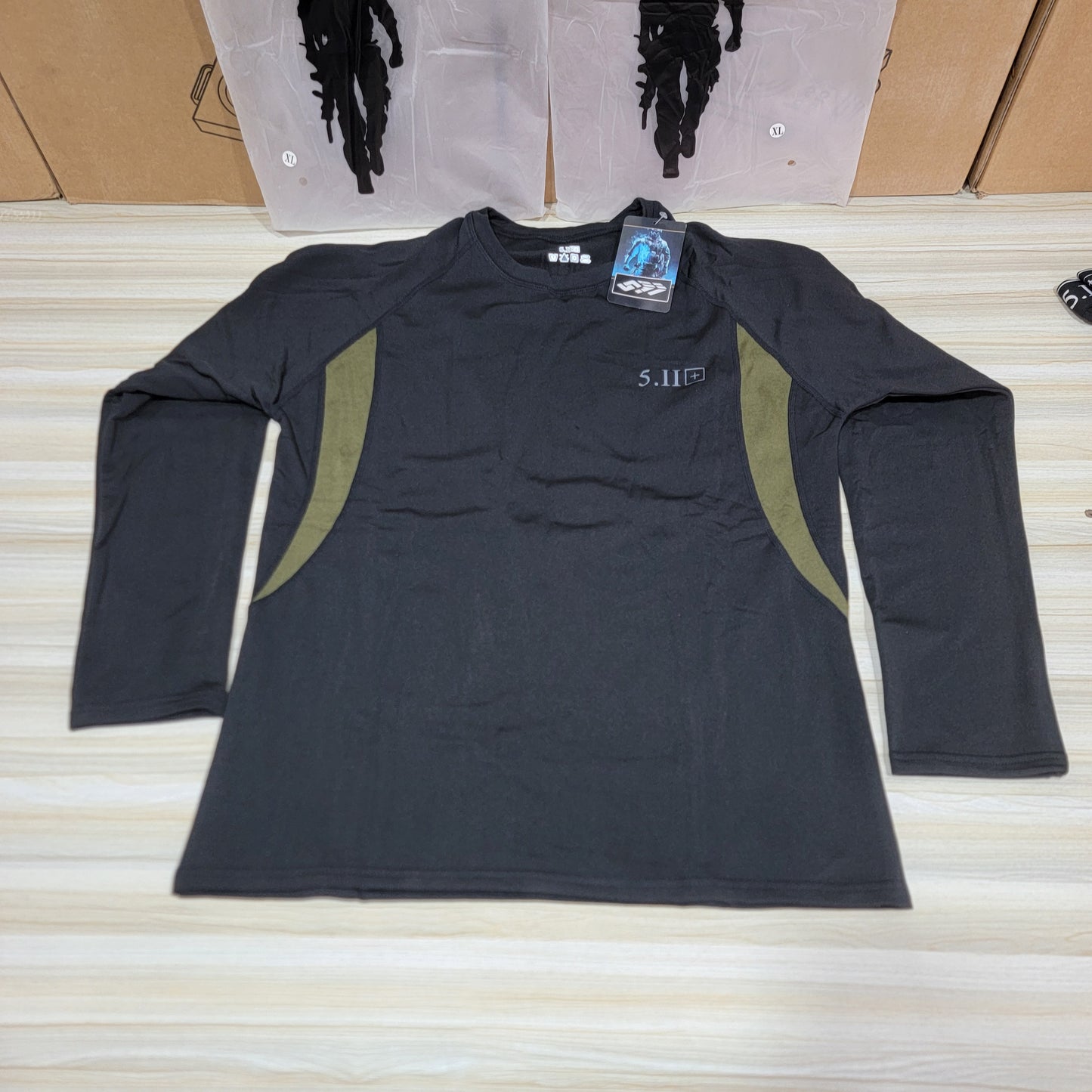 Winter Pajama Set for Men & Women - Black & Light Brown | Lalaimport.pk