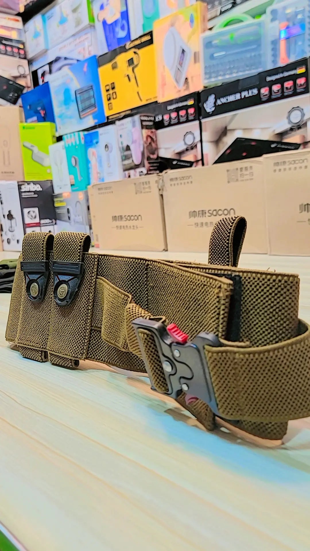 Universal Gun Holster with Magazine & License Pouches | Lalaimport.pk