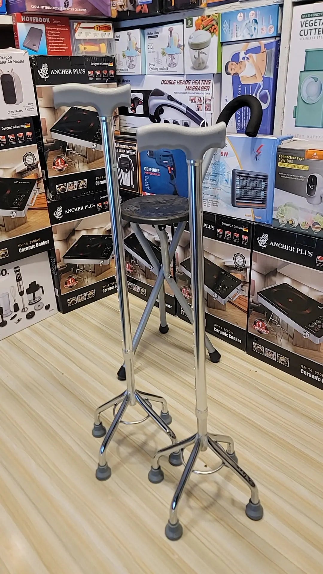 Buy Quad Cane & Walking Sticks in Pakistan – Stability & Comfort for Mobility Support