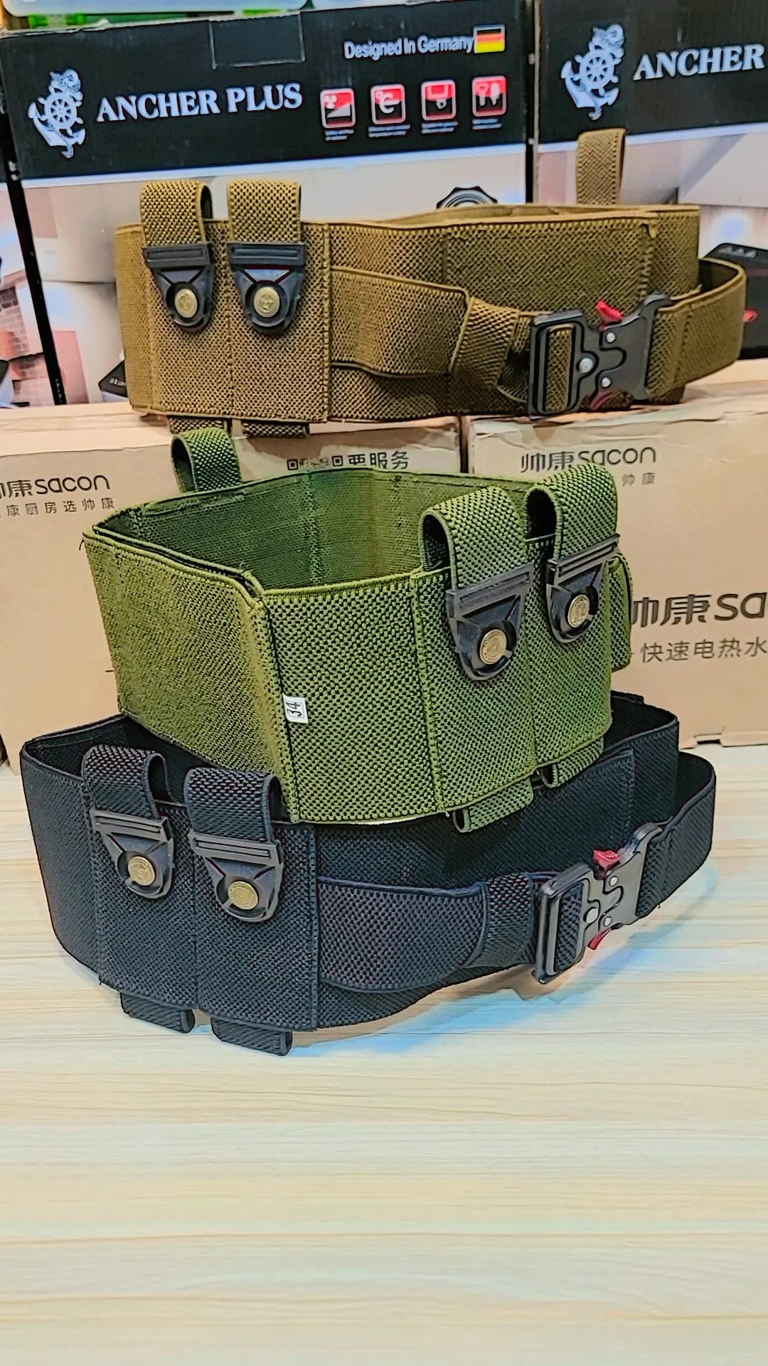 Universal Gun Holster with Magazine & License Pouches | Lalaimport.pk