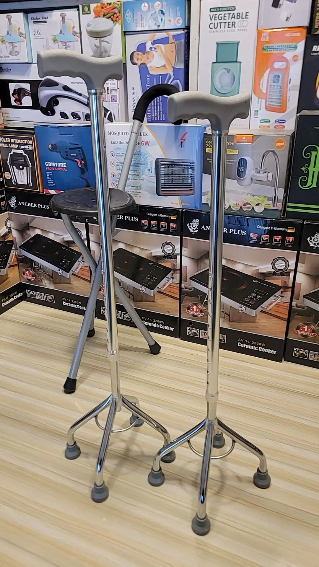Buy Quad Cane & Walking Sticks in Pakistan – Stability & Comfort for Mobility Support