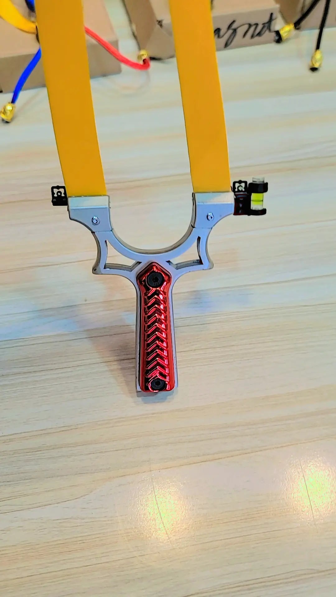 High-Quality Laser Slingshot with Premium Rubber and Ergonomic Handle
