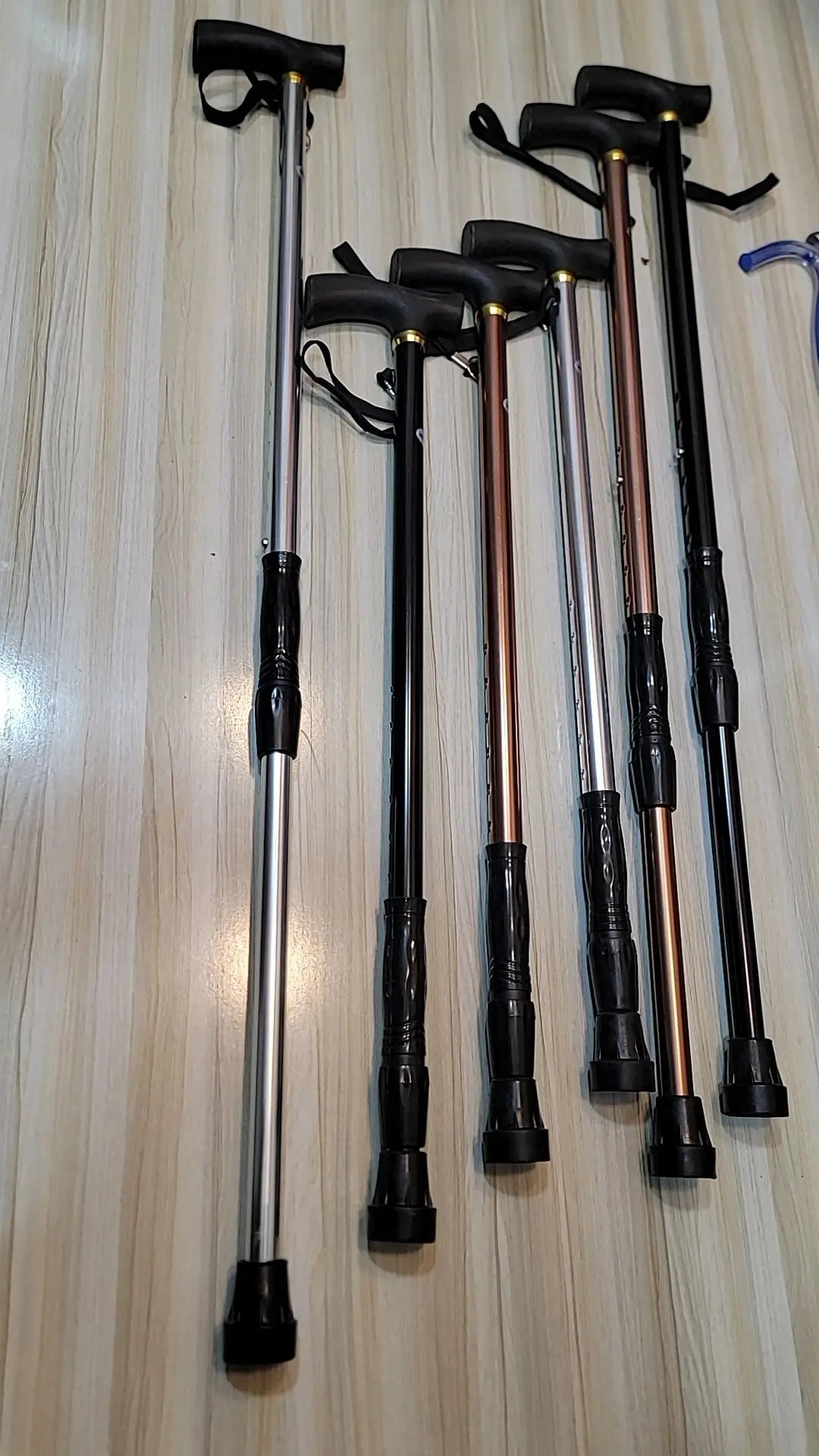 Adjustable Walking Stick for Hiking & Elderly Support – Lalaimport.pk