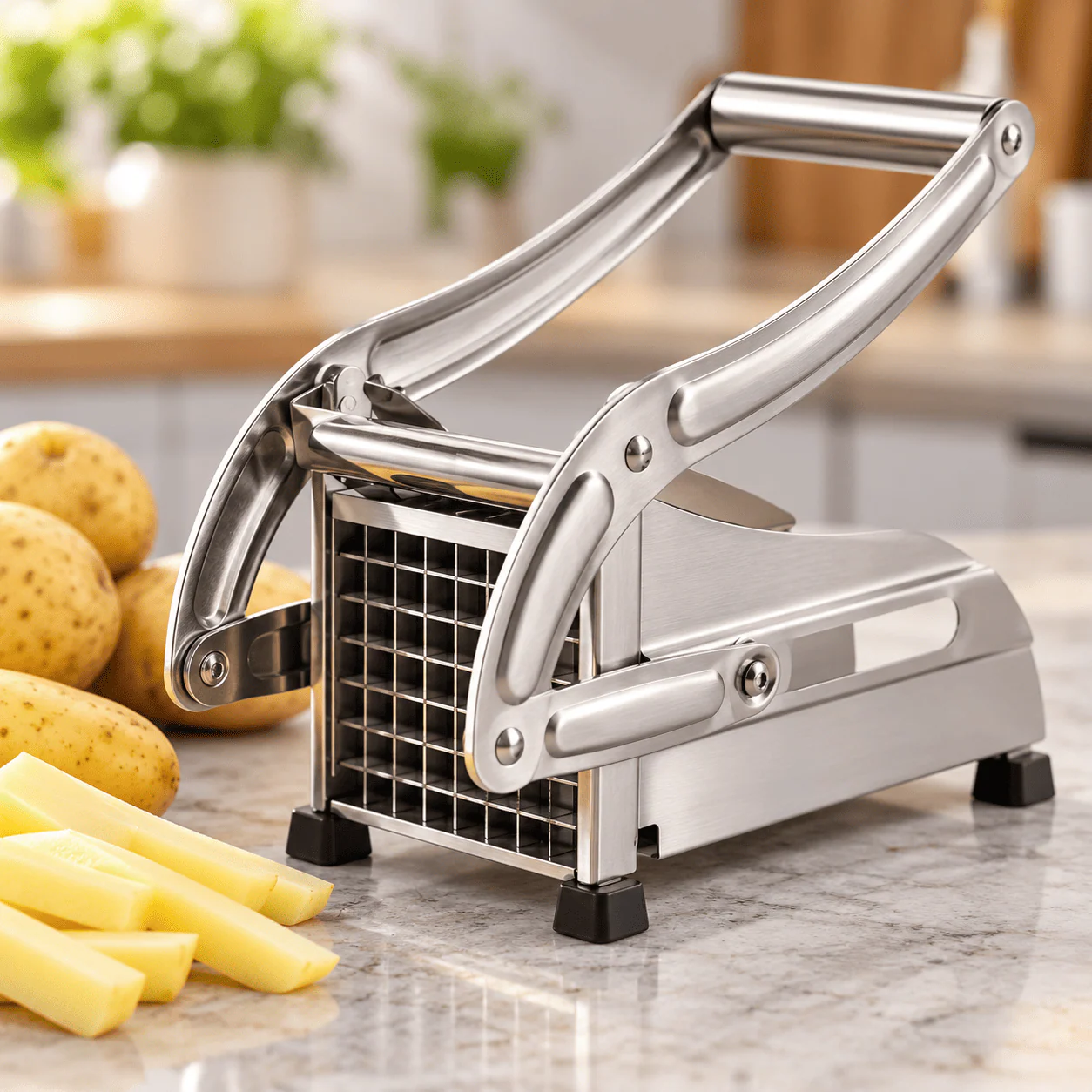 Stainless Steel Potato Chipper & French Fries Cutter