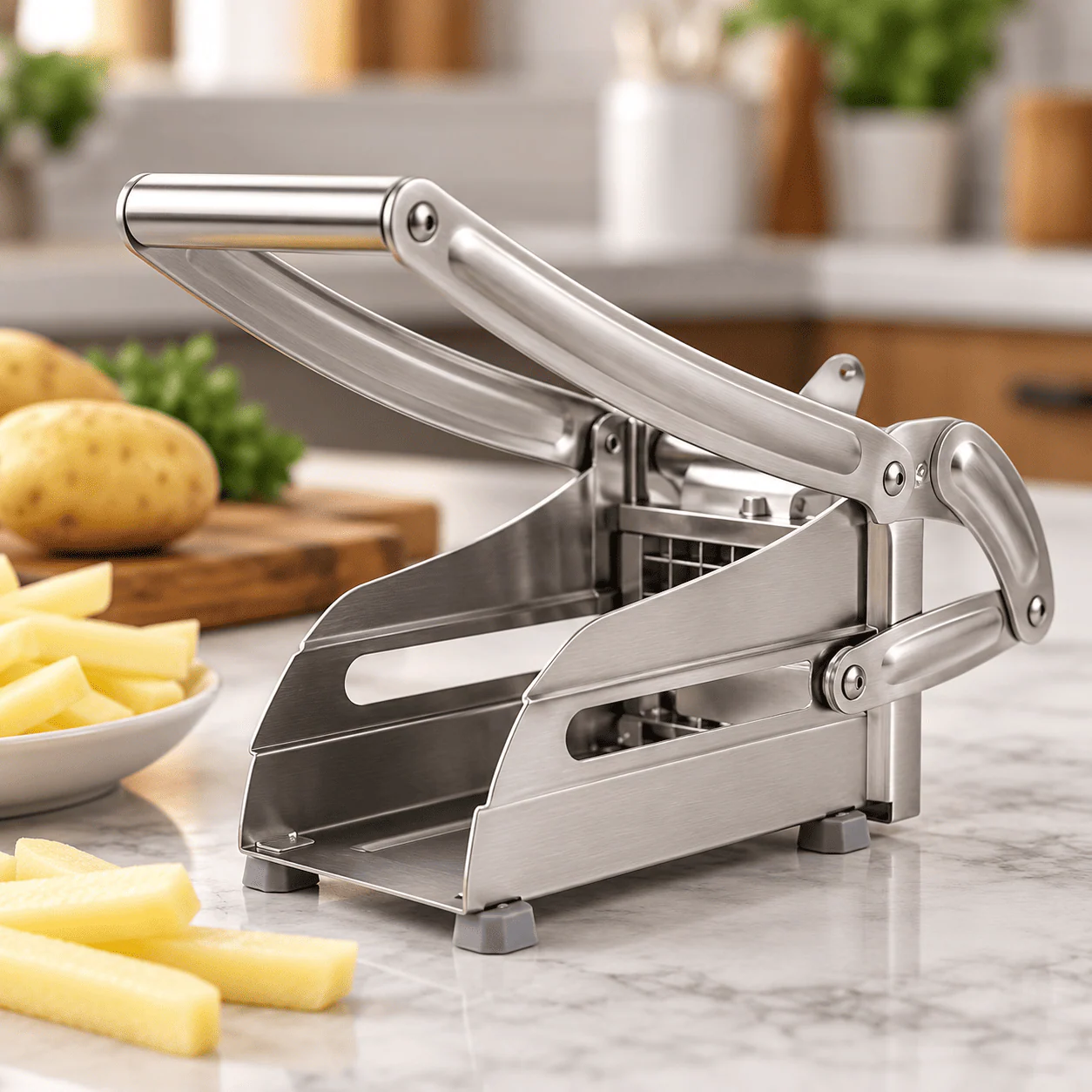 Stainless Steel Potato Chipper & French Fries Cutter