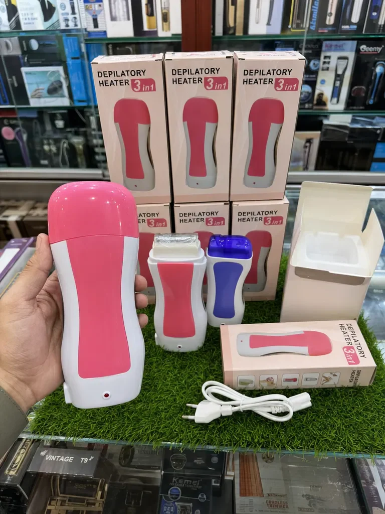 3-in-1 Depilatory Heater and Hair Removal Device