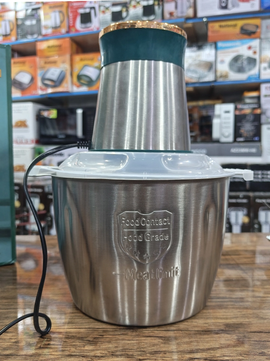 3L Stainless Steel Electric Food Processor & Chopper