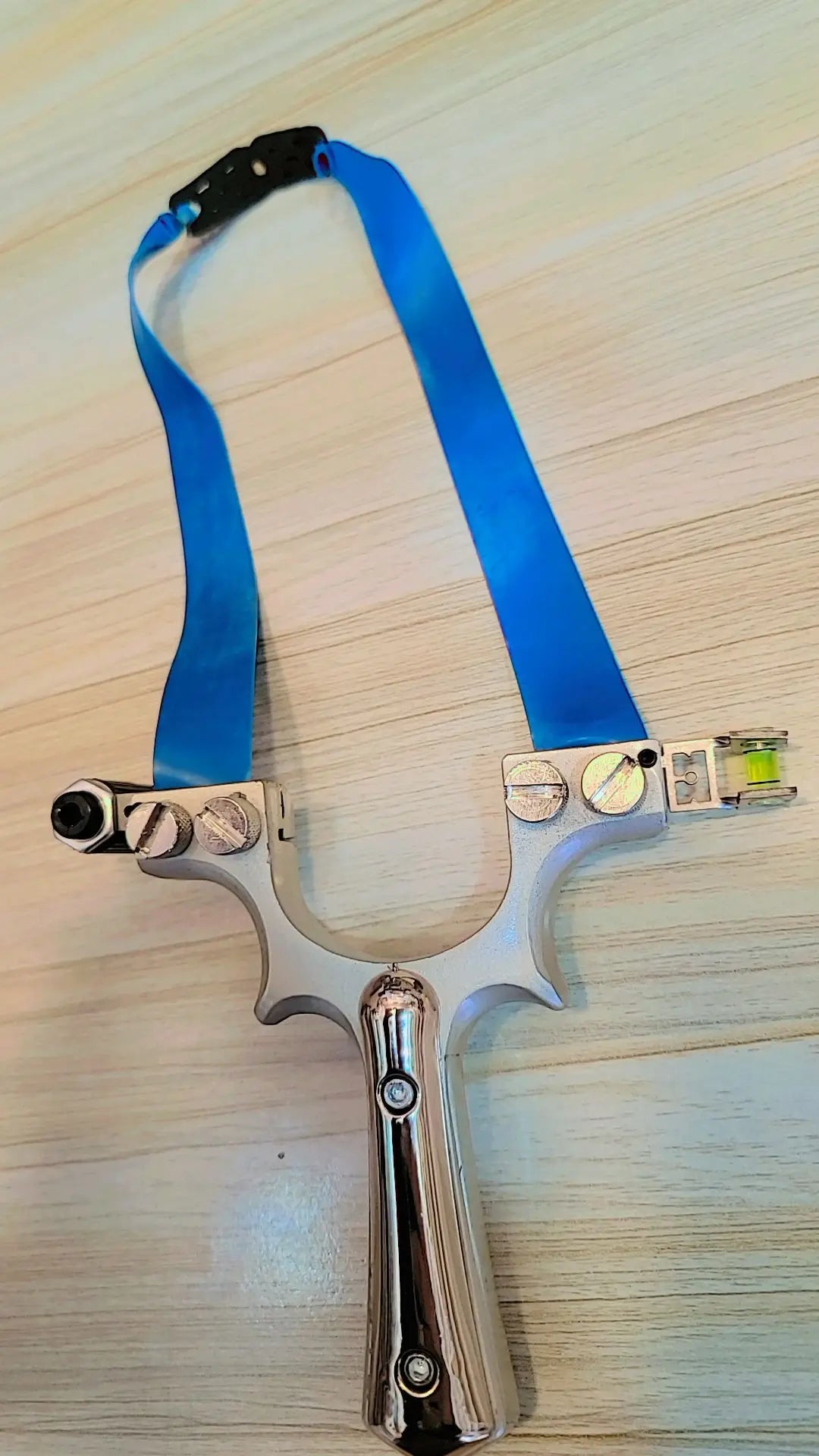 Steel Slingshot with with laser and water level | Lalaimport.pk