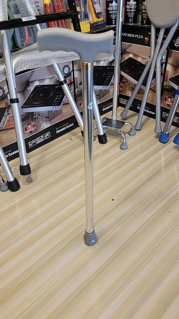 Imported Adjustable Aluminium Walking Stick – Lightweight & Durable