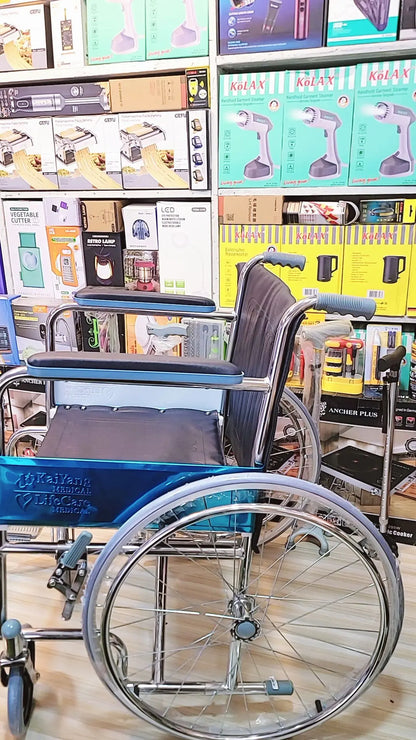 Foldable Lightweight Wheelchair – Trusted Mobility Solutions in Pakistan | Lalaimport.pk