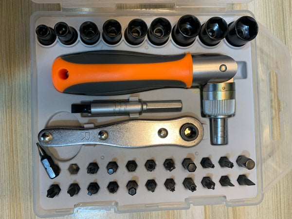 34 Pcs Dual Drive Screwdriver Set - The Ultimate Toolkit for Every Household