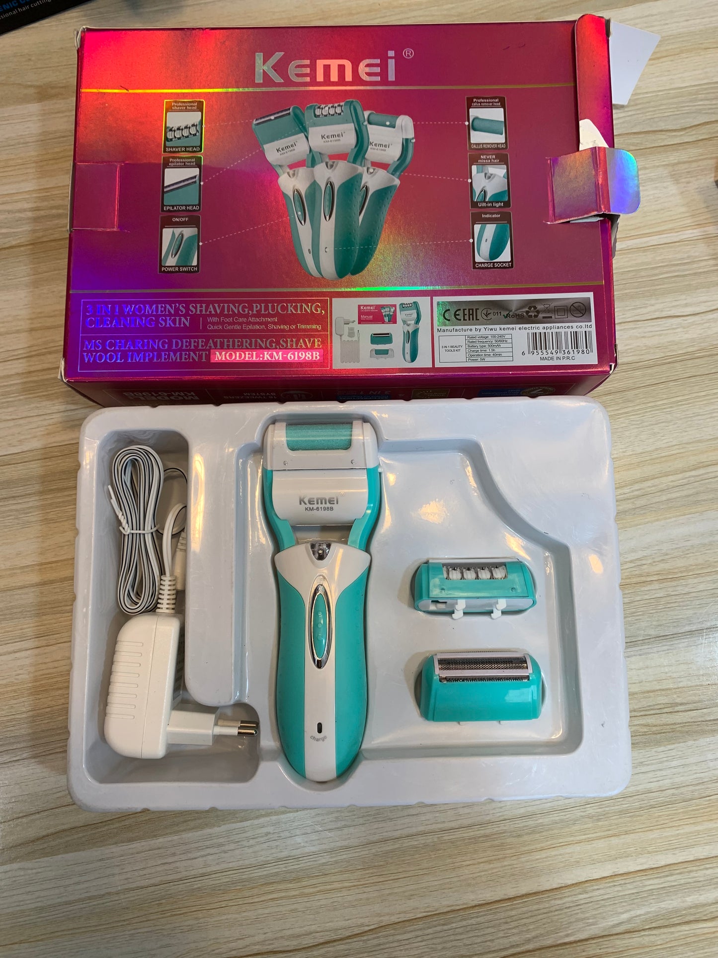 Kemei 3-in-1 Women’s Hair Trimmer – Trusted Grooming by Lalaimport.pk