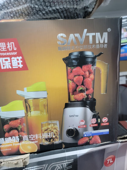SAVTM Vacuum Food Blender in Pakistan – 500W, Shake Glasses & Grinder | Lalaimport.pk