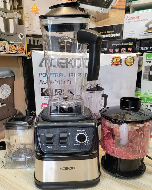 AceKool  3-in-1 Blender 2000W ACK-4040BL – meat mincer and grinder