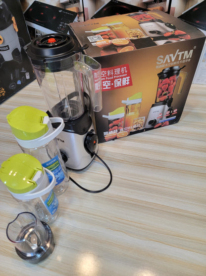 SAVTM Vacuum Food Blender in Pakistan – 500W, Shake Glasses & Grinder | Lalaimport.pk