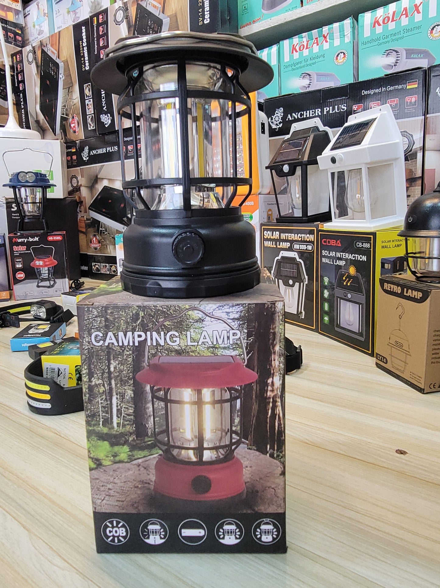 Rechargeable Solar Camping Lamp – Versatile Lighting for Every Adventure | Lalaimport.pk