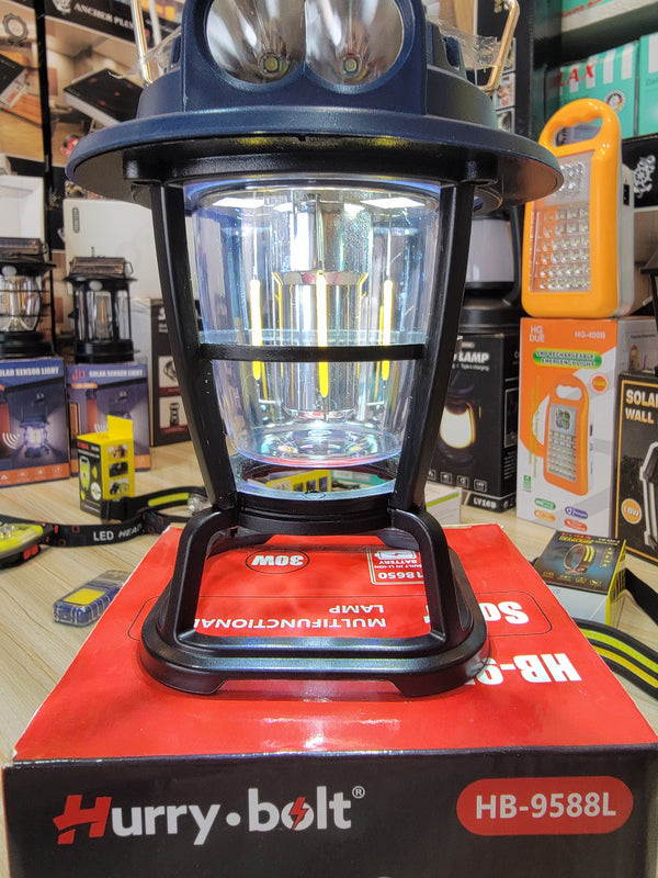 Hurry Bolt Lamp GB-9588L with Solar (30W) – Reliable & Bright Lighting for Every Need