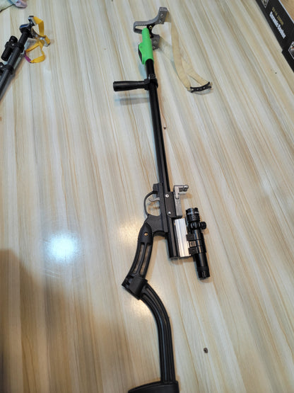 Gun-Type Adjustable Slingshot with Laser – Perfect Aim & Durable Build | lalaimport.pk