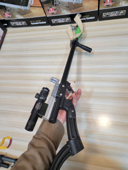 Gun-Type Adjustable Slingshot with Laser – Perfect Aim & Durable Build | lalaimport.pk