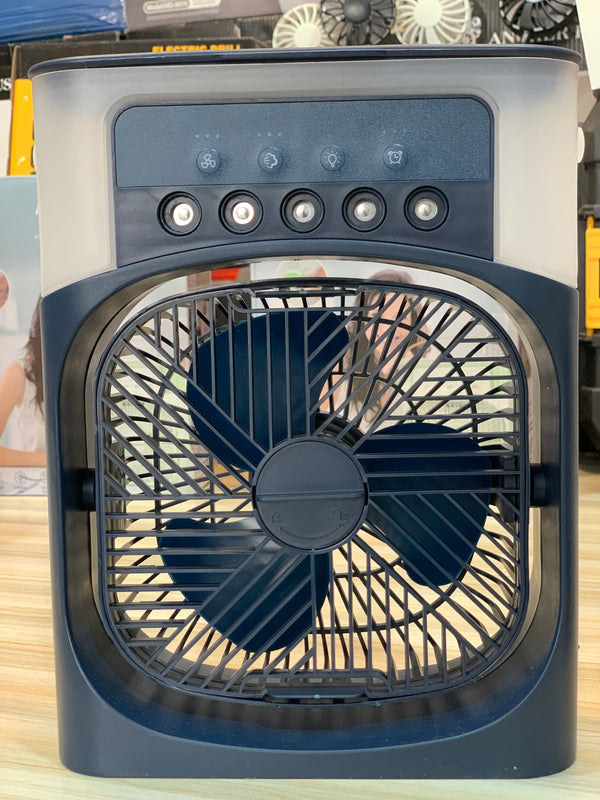 Mini Air Cooler Fan with USB-C, LED & Timer – Smart Cooling