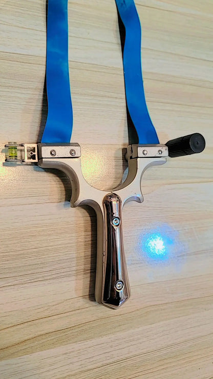 Steel Slingshot with with laser and water level | Lalaimport.pk