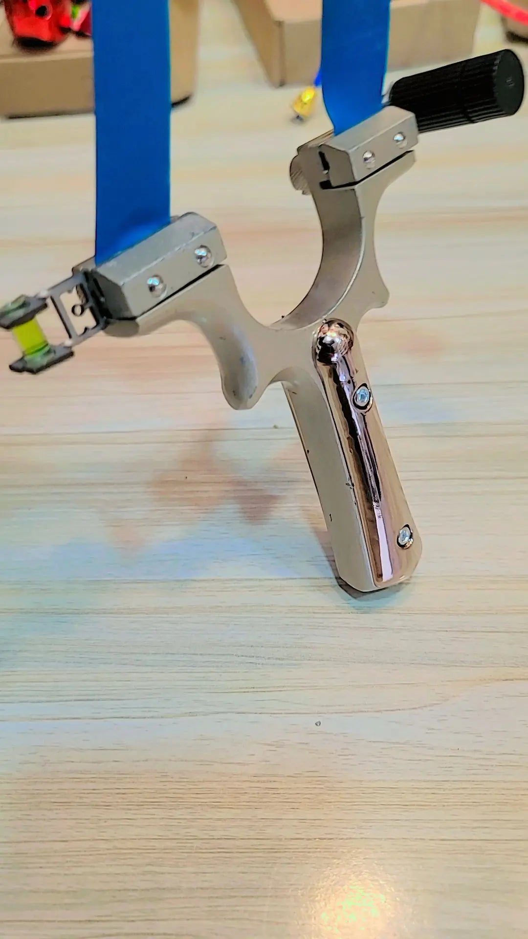 Steel Slingshot with with laser and water level | Lalaimport.pk