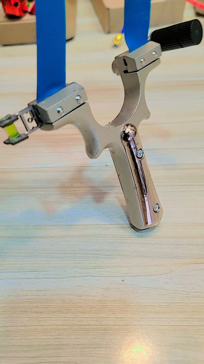 Steel Slingshot with with laser and water level | Lalaimport.pk