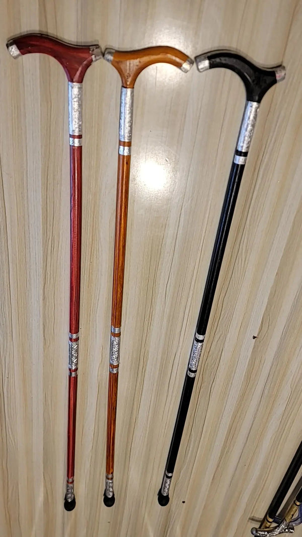 Premium Art Design Wooden Walking Stick – Elegant & Durable