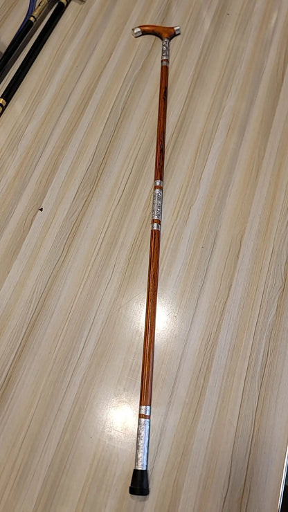 Premium Art Design Wooden Walking Stick – Elegant & Durable