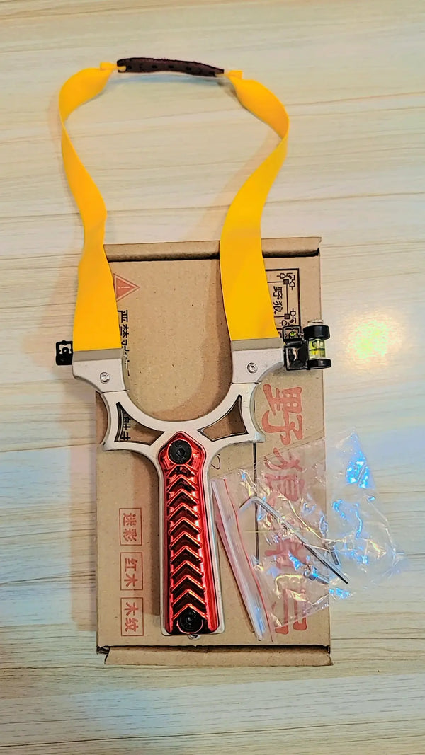 High-Quality Laser Slingshot with Premium Rubber and Ergonomic Handle