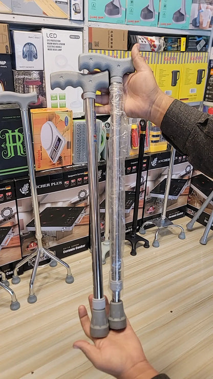 Imported Adjustable Aluminium Walking Stick – Lightweight & Durable