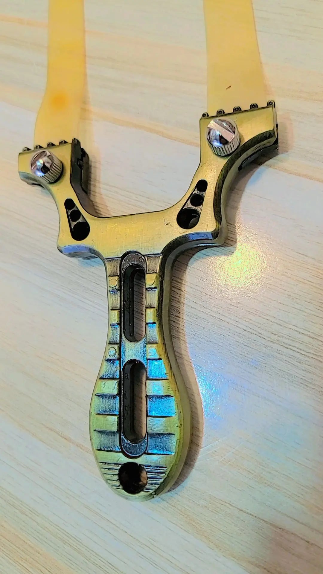 Compact Slingshot - Portable & Reliable for On-the-Go Fun at lalaimport.pk