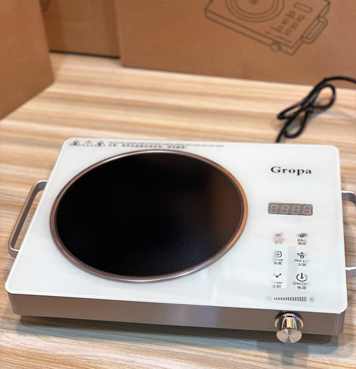 Save energy with the Gropa 3500W Infrared Hot Plate, perfect for cooking in Pakistan