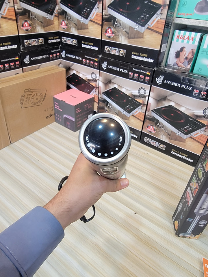 Authentic Raf Hand Blender packaging imported from Germany, available at trusted Karkhano Market importer Lalaimport.pk."