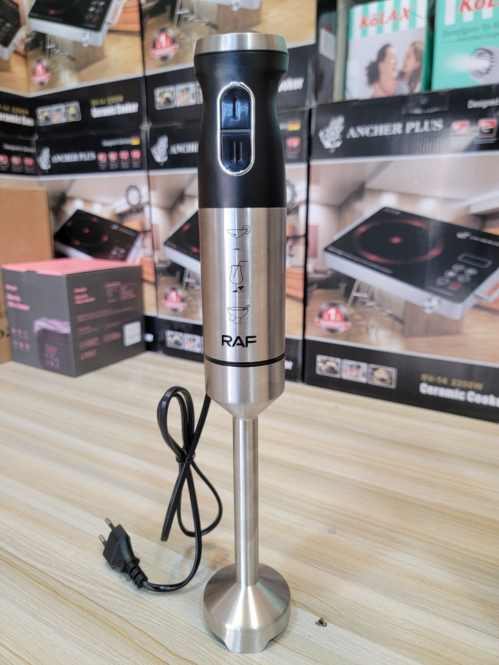 Raf Hand Blender making smooth chutney, ideal for desi cooking needs