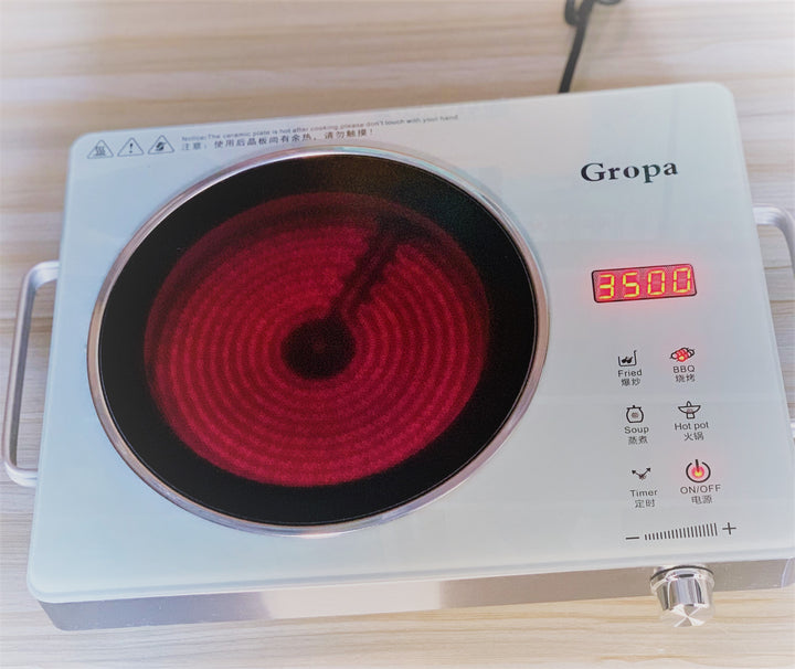 Energy-efficient Gropa Infrared Hot Plate 3500W, perfect for modern kitchens