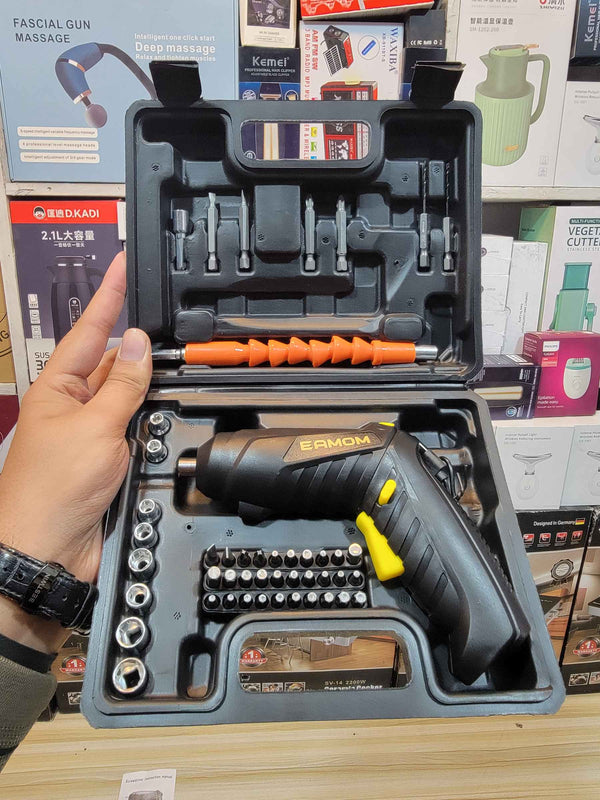 46-Piece Electric Screwdriver Kit – Multi-Function Repair Tool Set