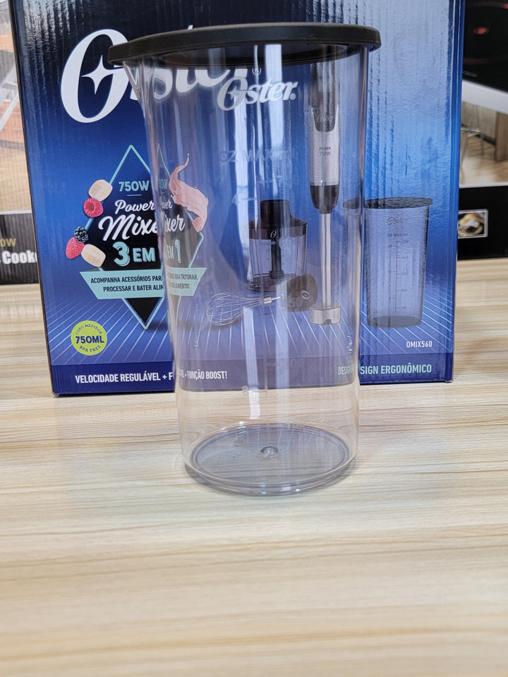 Imported 750W hand blender set, featuring the blender, 750ml jug, and lassi pot, trusted for quality by thousands since 1995.