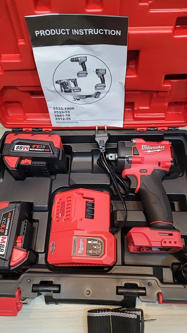 Milwaukee M18 88V Impact Wrench Drill