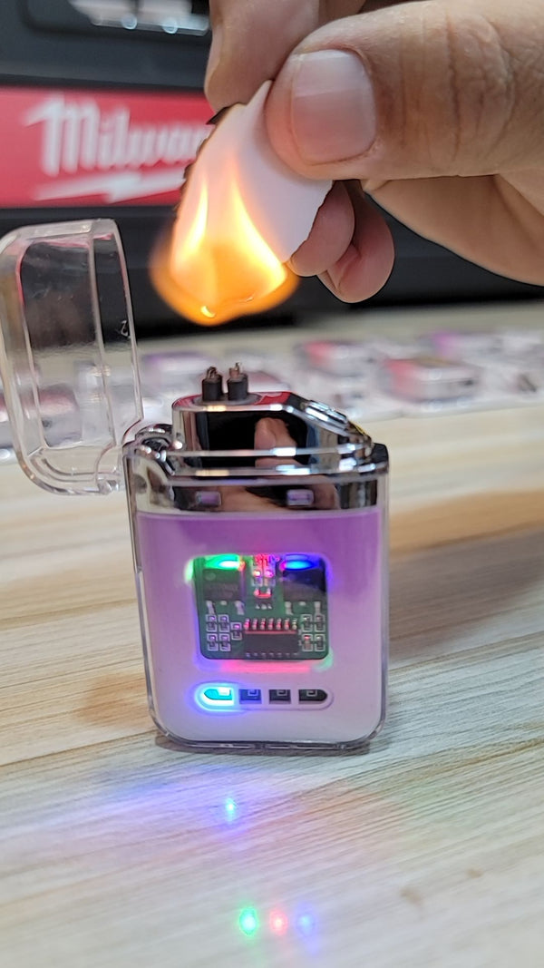 Rechargeable Electric Lighter – Windproof & Flameless