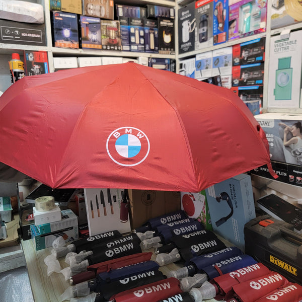 Imported BMW Umbrella with Leather Cover & Torch Handle