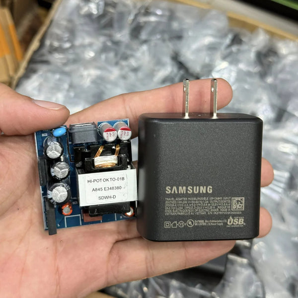 100% Original 45W USB C Samsung Super Fast Charger With Free Type C Cable USA Lot Imported Company Certified Original