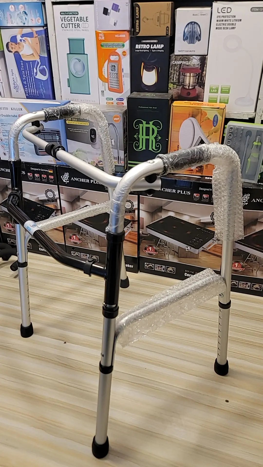 🚶‍♂️ Foldable Walker for Seniors & Patients – Strong, Lightweight & Adjustable