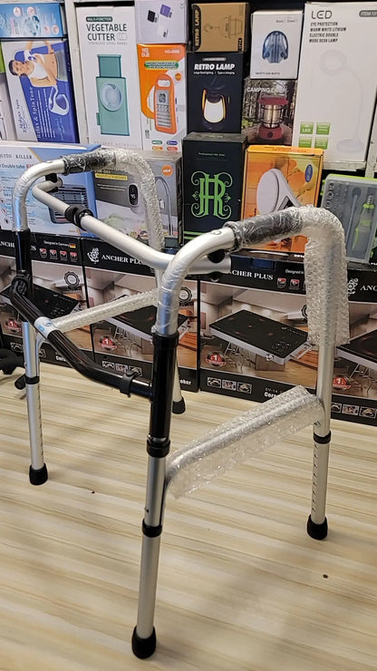 🚶‍♂️ Foldable Walker for Seniors & Patients – Strong, Lightweight & Adjustable