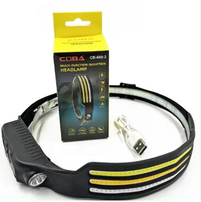 Coba CB699 3-Mode Induction Headlamp with Side Torch
