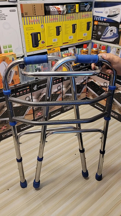 🚶‍♂️ Imported Foldable Walking Frame – Strong, Lightweight & Adjustable