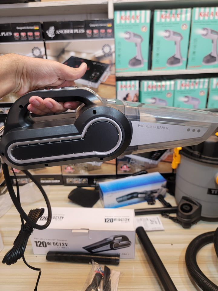  LL8Y 120W Car Vacuum Cleaner & Tire Inflator – Best Car Cleaning and Inflation Tool