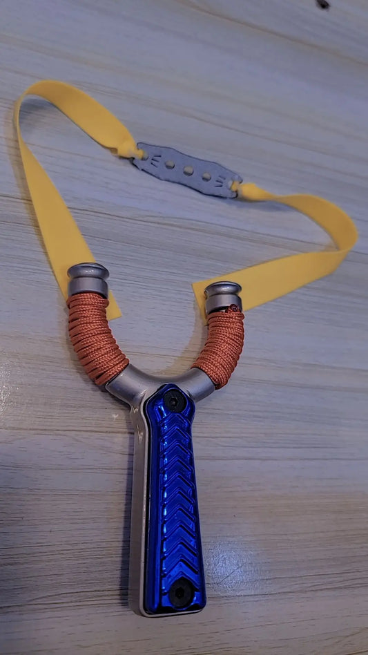 Laser Slingshot with Steel Handle – High-Quality Rubber | lalaimport.pk