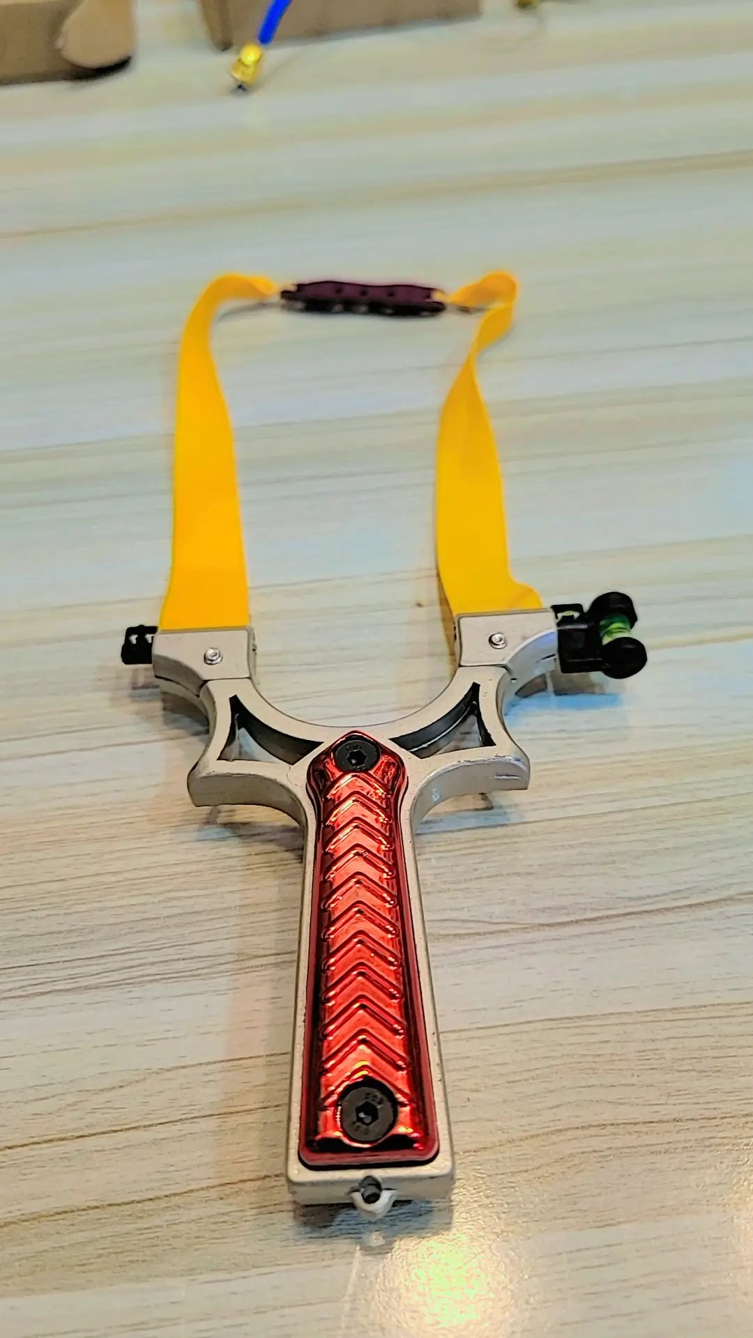 High-Quality Laser Slingshot with Premium Rubber and Ergonomic Handle